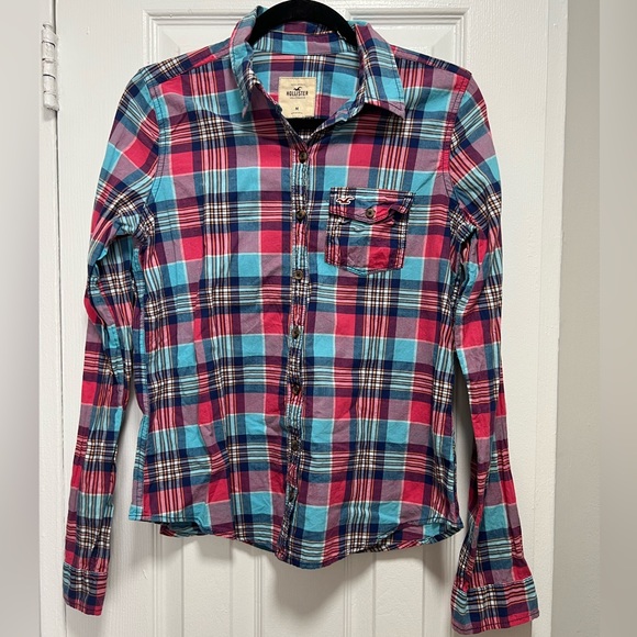 Hollister Tops - Hollister Plaid Button Up